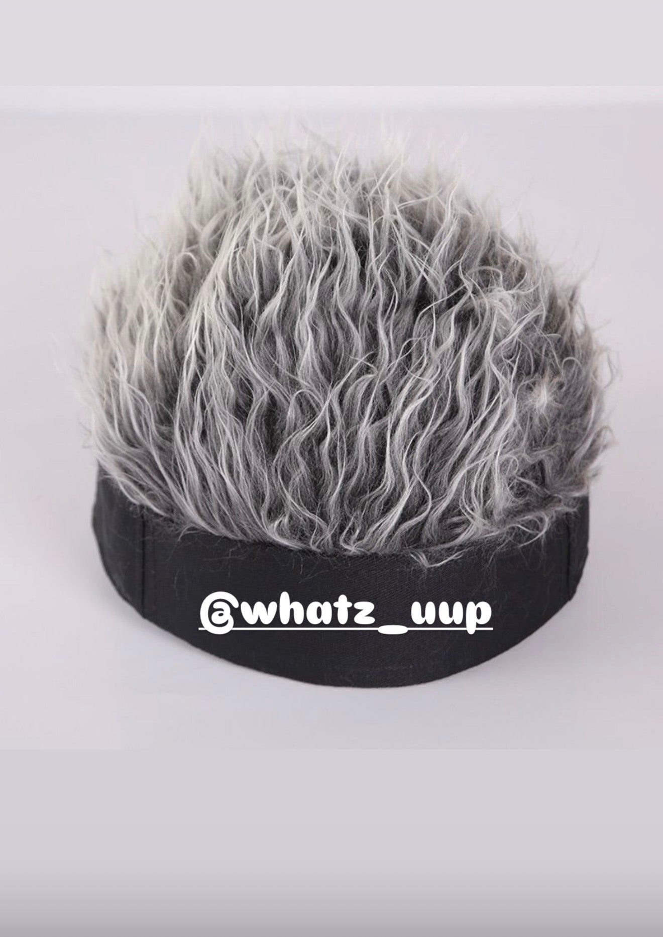 Cap with artificial hair
