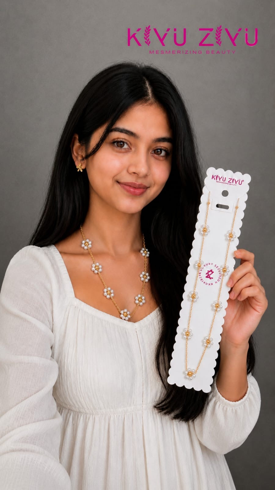 Floral neckchain
