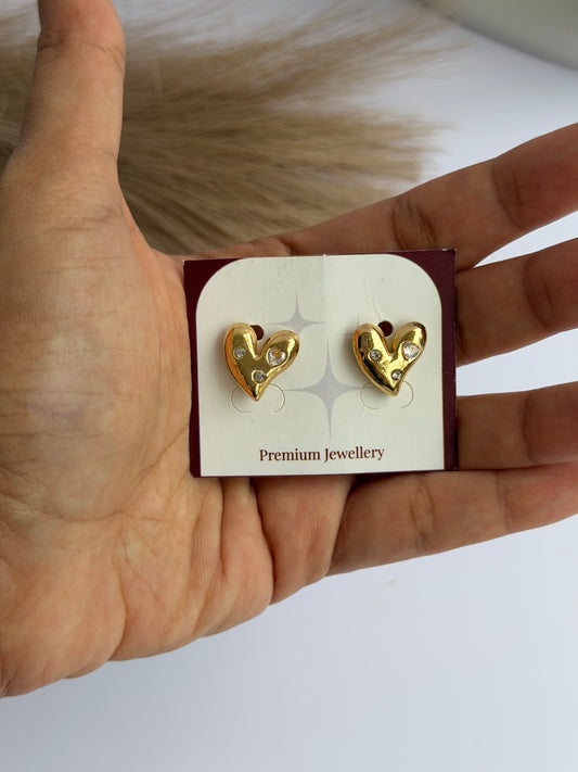 Heart earrings