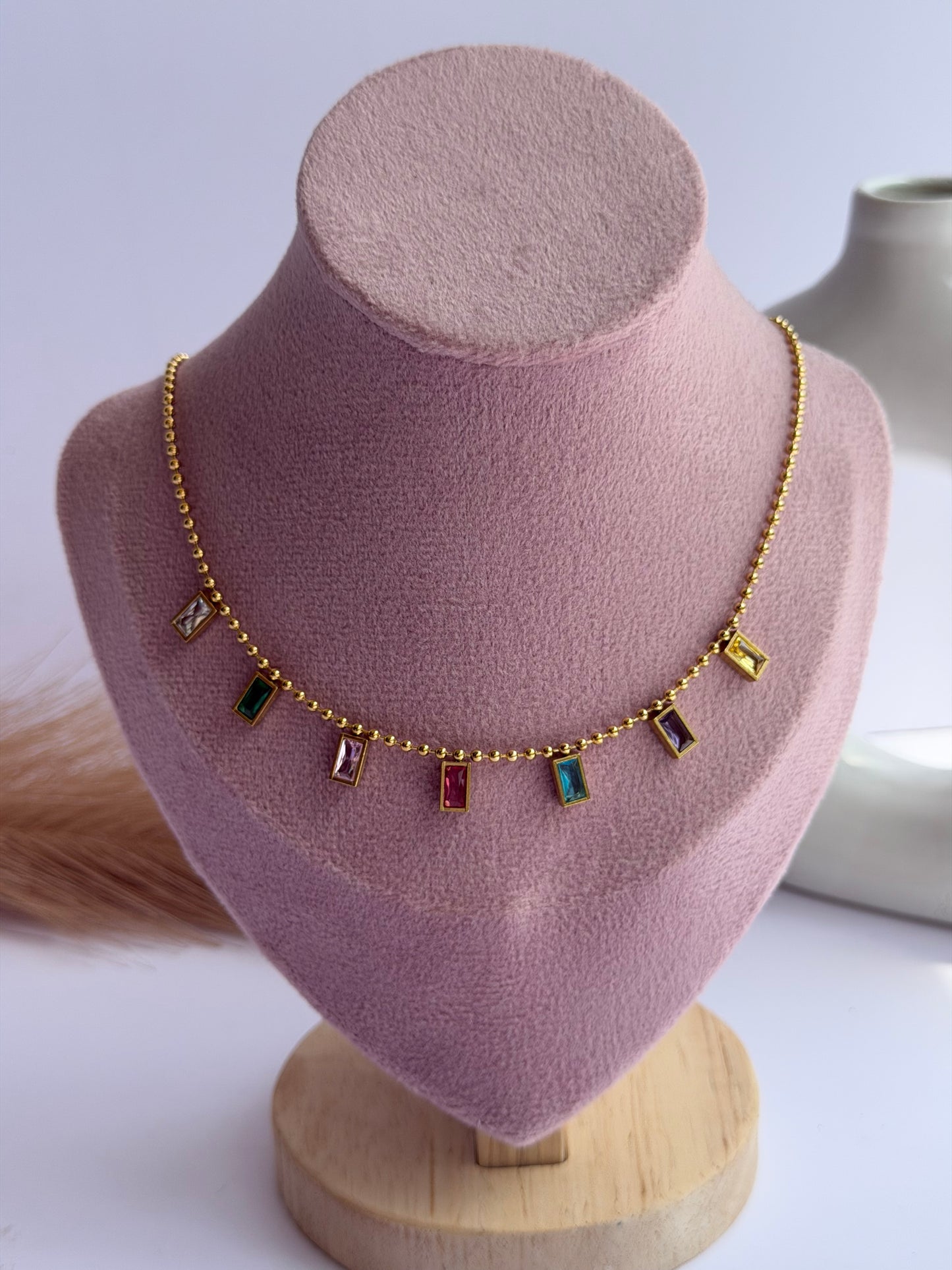 Multi charm necklace 4