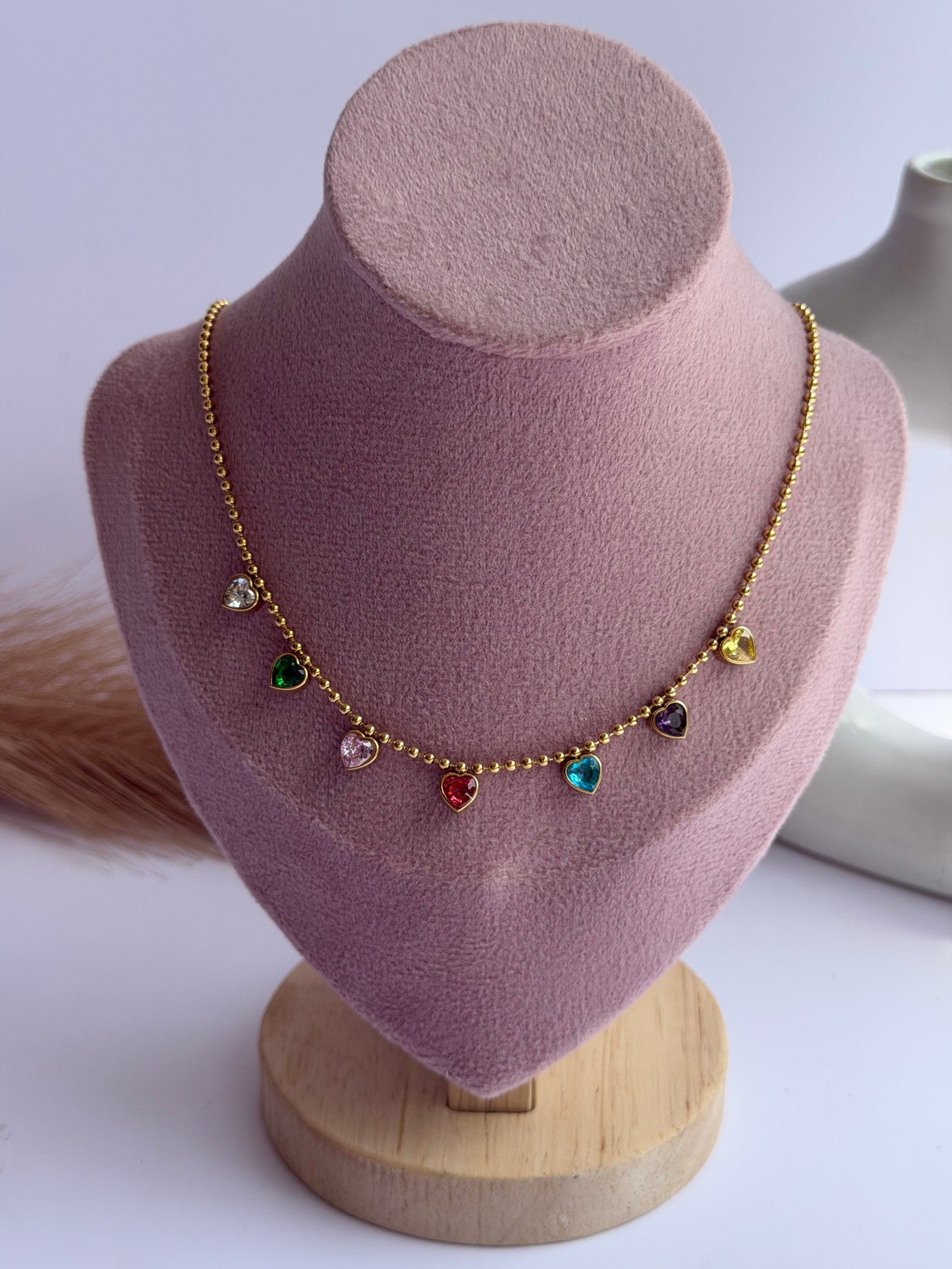 Multi charm necklace 5