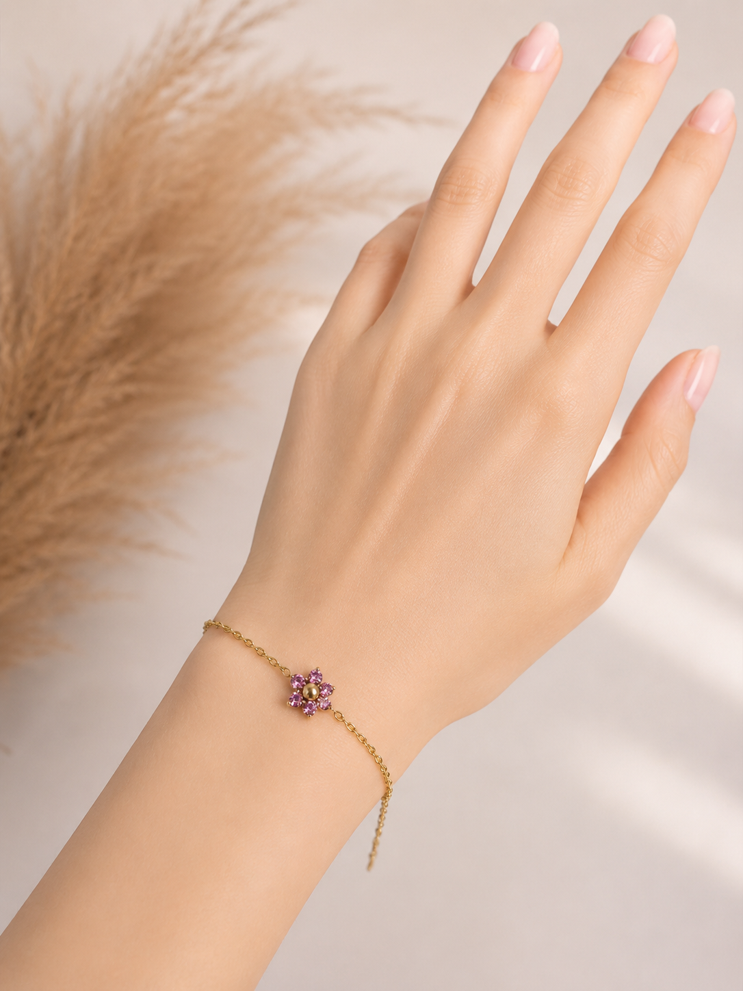 Minimal bracelet purple