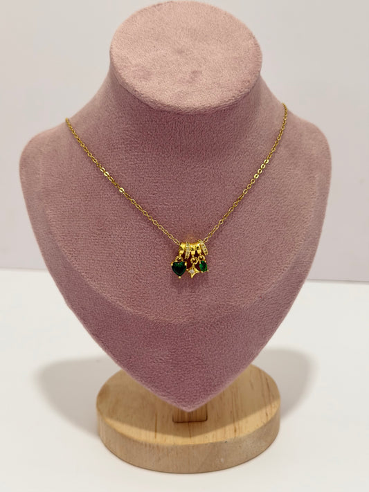 Anti tarnish drop necklace12